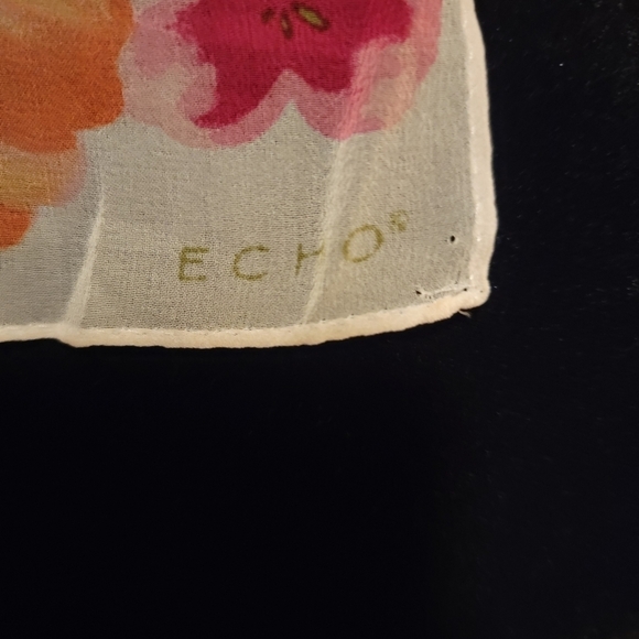 Echo Vintage Sheer Floral Scarf - Picture 3 of 6